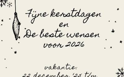 Jaarafsluiting met een kerstbingo